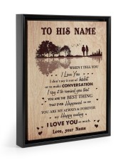 You Are The Best Thing - Great Gift For Husband Floating Framed Canvas Prints Black tile