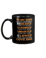 To My Sons Always Remember Mug back