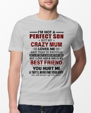 Crazy Mum Loves Me - Best Gift For Son Classic T-Shirt lifestyle-mens-crewneck-front-13