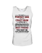 Crazy Mum Loves Me - Best Gift For Son Unisex Tank tile
