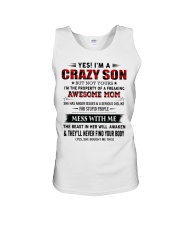 TO SON FROM AWESOME MOM Unisex Tank thumbnail