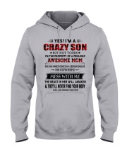 TO SON FROM AWESOME MOM Hooded Sweatshirt front