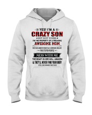 TO SON FROM AWESOME MOM Hooded Sweatshirt tile