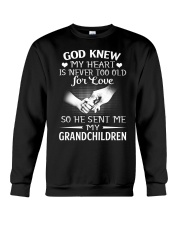 GOD SENT ME MY GRANDCHILDREN Crewneck Sweatshirt thumbnail