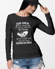 GOD SENT ME MY GRANDCHILDREN Long Sleeve Tee lifestyle-unisex-longsleeve-front-4