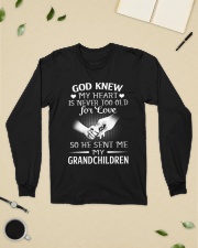 GOD SENT ME MY GRANDCHILDREN Long Sleeve Tee lifestyle-unisex-longsleeve-front-8