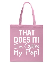Calling Pop Tote Bag tile