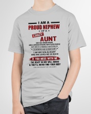 SHE LOVES ME SO MUCH - SPECIAL GIFT FOR NEPHEW Youth T-Shirt garment-youth-tshirt-front-lifestyle-01