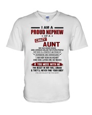 SHE LOVES ME SO MUCH - SPECIAL GIFT FOR NEPHEW V-Neck T-Shirt thumbnail