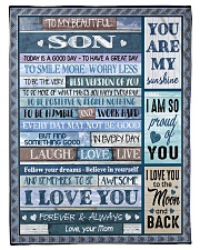 I Love You - Amazing Gift For Son From Mom Fleece Blanket tile