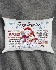 MY HEART - LOVELY GIFT FOR DAUGHTER Rectangular Pillowcase aos-pillow-rectangle-front-lifestyle-1