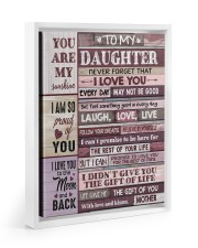 1 Day Left - Get Yours Now Floating Framed Canvas Prints White tile