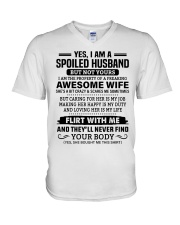 I AM THE PROPERTY OF A FREAKING V-Neck T-Shirt thumbnail