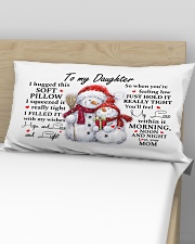 YOU'LL FEEL MY LOVE - SPECIAL GIFT FOR DAUGHTER Rectangular Pillowcase aos-pillow-rectangular-front-lifestyle-02