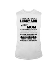 SHE LOVES ME UNCONDITIONALLY - MOM TO SON Sleeveless Tee thumbnail