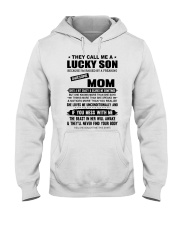 SHE LOVES ME UNCONDITIONALLY - MOM TO SON Hooded Sweatshirt thumbnail