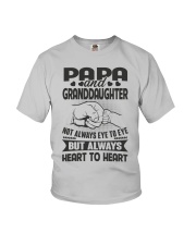 Papa And Granddaughter Always Heart To Heart Youth T-Shirt thumbnail