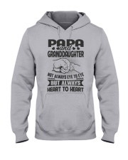 Papa And Granddaughter Always Heart To Heart Hooded Sweatshirt thumbnail