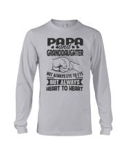 Papa And Granddaughter Always Heart To Heart Long Sleeve Tee thumbnail