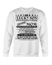 A HEART MADE OF GOLD - LOVELY GIFT FOR SON Crewneck Sweatshirt thumbnail