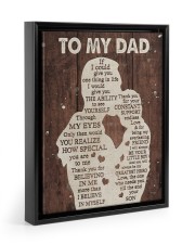 How Special You Are To Me - Lovely Gift For Dad Floating Framed Canvas Prints Black tile