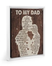 How Special You Are To Me - Lovely Gift For Dad Floating Framed Canvas Prints White tile