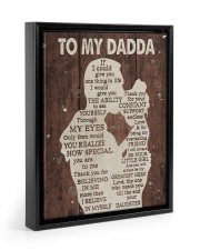 How Special You Are To Me - Lovely Gift For Dadda Floating Framed Canvas Prints Black tile