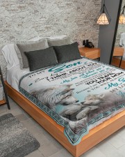 1 DAY LEFT - GET YOURS NOW Large Sherpa Fleece Blanket - 60" x 80" aos-sherpa-fleece-blanket-lifestyle-front-04
