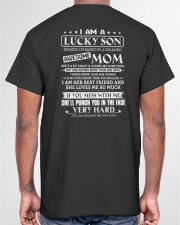 I AM A LUCKY SON - TO SON FROM MOM Classic T-Shirt garment-tshirt-unisex-back-04