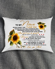 I BELIEVE IN YOU - LOVELY GIFT FOR NIECE Rectangular Pillowcase aos-pillow-rectangle-front-lifestyle-1