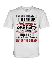 LIVING THE DREAM - LOVELY GIFT FOR WIFE V-Neck T-Shirt thumbnail