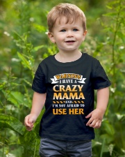 Warning Crazy Mama Youth T-Shirt lifestyle-youth-tshirt-front-3