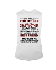 Crazy Mother Loves Me - Best Gift For Son Sleeveless Tee tile