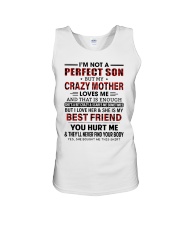 Crazy Mother Loves Me - Best Gift For Son Unisex Tank tile