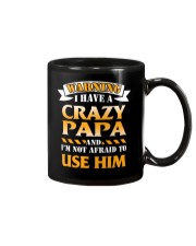 Warning Crazy Papa Mug thumbnail