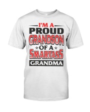 Proud Grandson Of A Smartass Grandma Classic T-Shirt thumbnail