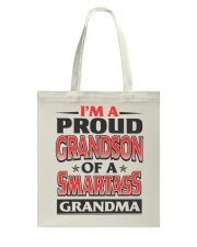 Proud Grandson Of A Smartass Grandma Tote Bag thumbnail