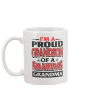 Proud Grandson Of A Smartass Grandma Mug back