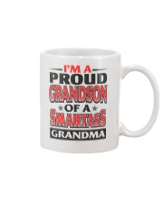 Proud Grandson Of A Smartass Grandma Mug front