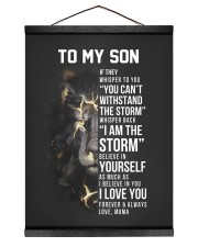 I Am The Storm - To Son From Mama Hanging Canvas tile
