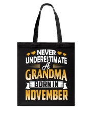 A Grandma Born In November Tote Bag thumbnail