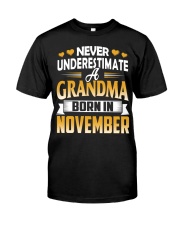 A Grandma Born In November Classic T-Shirt thumbnail