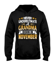 A Grandma Born In November Hooded Sweatshirt thumbnail