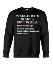 MY GOLDEN RULES TO HAVE A HAPPY MARRIAGE Crewneck Sweatshirt thumbnail