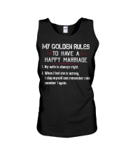 MY GOLDEN RULES TO HAVE A HAPPY MARRIAGE Unisex Tank thumbnail
