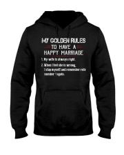 MY GOLDEN RULES TO HAVE A HAPPY MARRIAGE Hooded Sweatshirt thumbnail