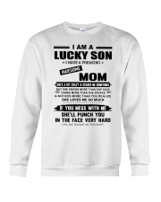 SHE LOVES ME SO MUCH - MOM TO SON Crewneck Sweatshirt thumbnail