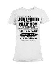A HEART MADE OF GOLD - LOVELY GIFT FOR DAUGHTER Premium Fit Ladies Tee thumbnail