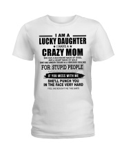 A HEART MADE OF GOLD - LOVELY GIFT FOR DAUGHTER Ladies T-Shirt thumbnail