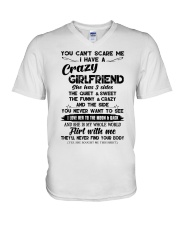 I HAVE A CRAZY GIRLFRIEND - GIFT FOR BOYFRIEND V-Neck T-Shirt thumbnail